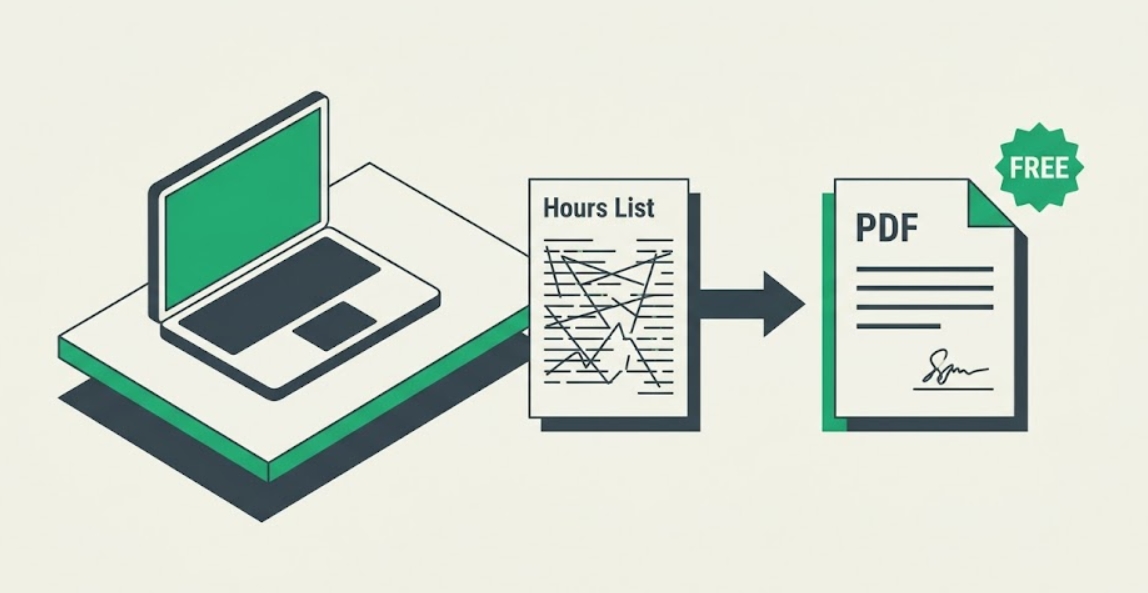 independent contractor working from home logging hours